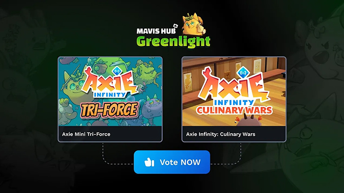 ஆக்ஸி இன்ஃபினிட்டி உருவாக்கியவர் ஸ்கை மேவிஸ் மேவிஸ் ஹப்: கிரீன்லைட்டை அறிமுகப்படுத்தினார்