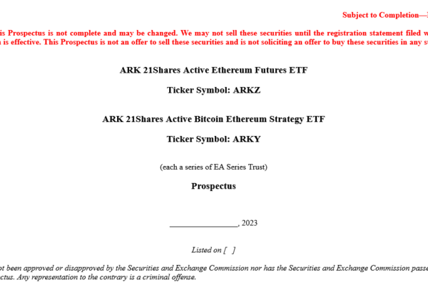 ARK இன்வெஸ்ட், 21பங்குகள் Ethereum எதிர்கால ப.ப.வ.நிதியை வழங்க வரிசையில் இணைகின்றன
