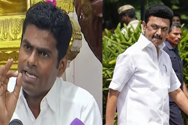 Annamalai Vs CM Stalin : ஊழலின் உறைவிடம் திமுக.. பொய் சொல்லியிருக்கிறார் முதல்வர் மு.க ஸ்டாலின்.. அண்ணாமலை கடும் தாக்கு!
