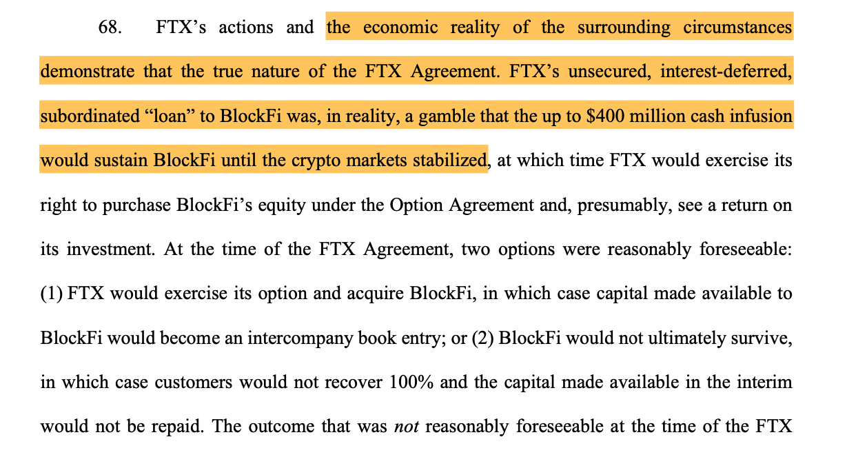 BlockFi FTX வாதிடுகிறது, மூன்று அம்புகள் மூலதனத்திற்கு திருப்பிச் செலுத்தும் உரிமை இல்லை
