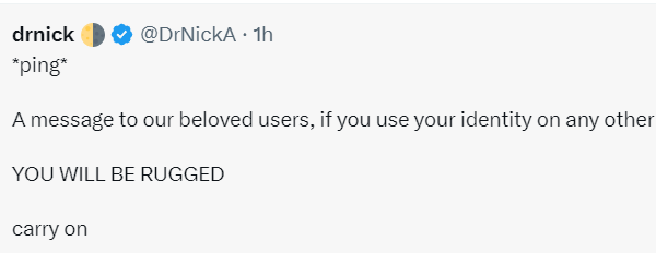 Friend.tech பயனர்கள் காப்பிகேட் ஆப்ஸைப் பயன்படுத்தினால் தண்டிப்பதாக அச்சுறுத்துகிறது