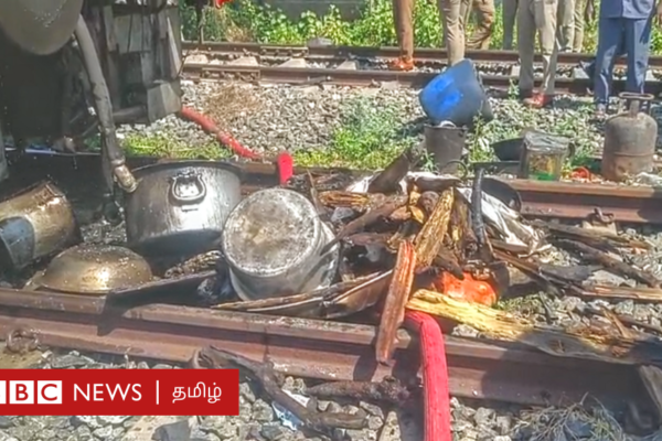 மதுரை ரயில் விபத்து: ரயிலுக்குள் சிலிண்டர், அடுப்பு, விறகு வந்தது எப்படி? உயிர் தப்பிய பயணி அதிர்ச்சி தகவல்