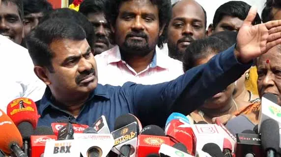 ”இதெல்லாம் வெறும் அவதூறு”..!! ”புதுசு புதுசா சொல்றாங்க”..!! ”யாரும் கேள்வி கேட்கல”..!! கொந்தளித்த சீமான்..!!