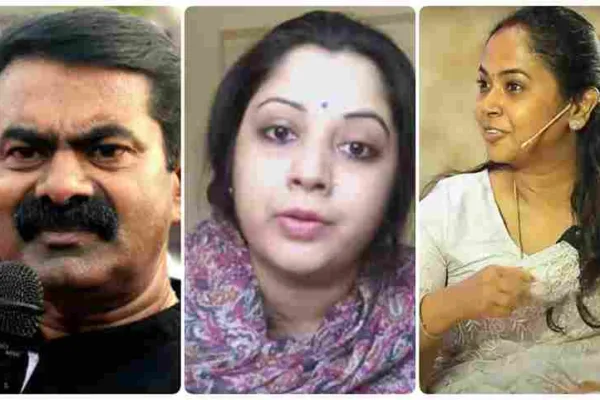 ”உனக்கு வேற பொண்ணே கிடைக்கலையா”..? கோபத்தில் சீமானின் கழுத்தை நெரித்த மனைவி கயல்விழி..!!