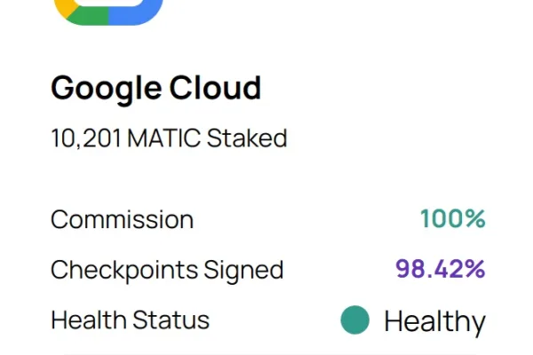கூகிள் கிளவுட் இப்போது பலகோண நெட்வொர்க்கில் ஒரு வேலிடேட்டராக உள்ளது