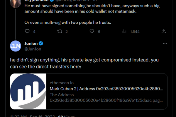 ஹாட் வாலட் ஹேக்கில் மார்க் கியூபன்ஸ் $870K இழந்தார்