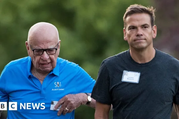 Rupert Murdoch steps down as Fox and News Corp chairman in favour of son Lachlan