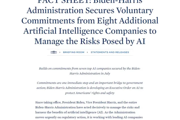 Adobe, IBM, Nvidia ஆகியவை AI தவறாகப் பயன்படுத்துவதைத் தடுக்க அமெரிக்க அதிபர் பிடனின் முயற்சிகளில் இணைகின்றன