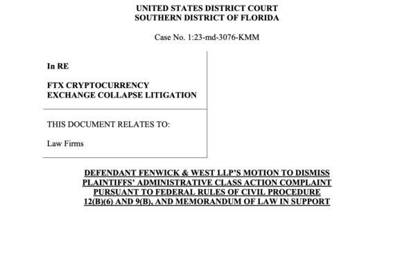 FTX இன் முன்னாள் வெளிப்புற சட்டக் குழு மோசடி குற்றச்சாட்டுகளில் ஈடுபட்டதை மறுக்கிறது