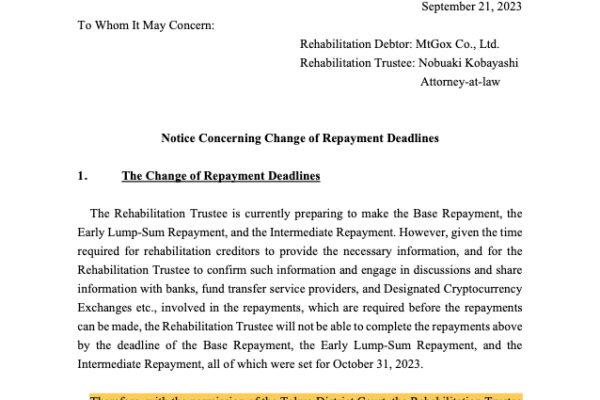 Mt. Gox Bitcoin திருப்பிச் செலுத்துதல்: ஒருபோதும் வராத நாள்