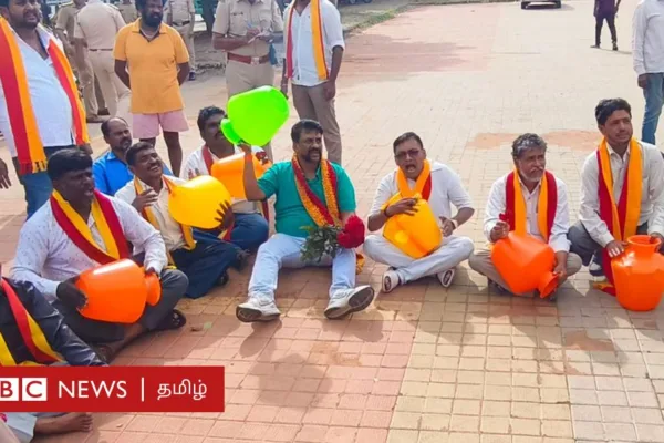 தமிழ்நாட்டிற்கு காவிரியில் நீர் திறக்க எதிர்ப்பு: கர்நாடகாவில் போராட்டம் - பாஜக என்ன சொல்கிறது?