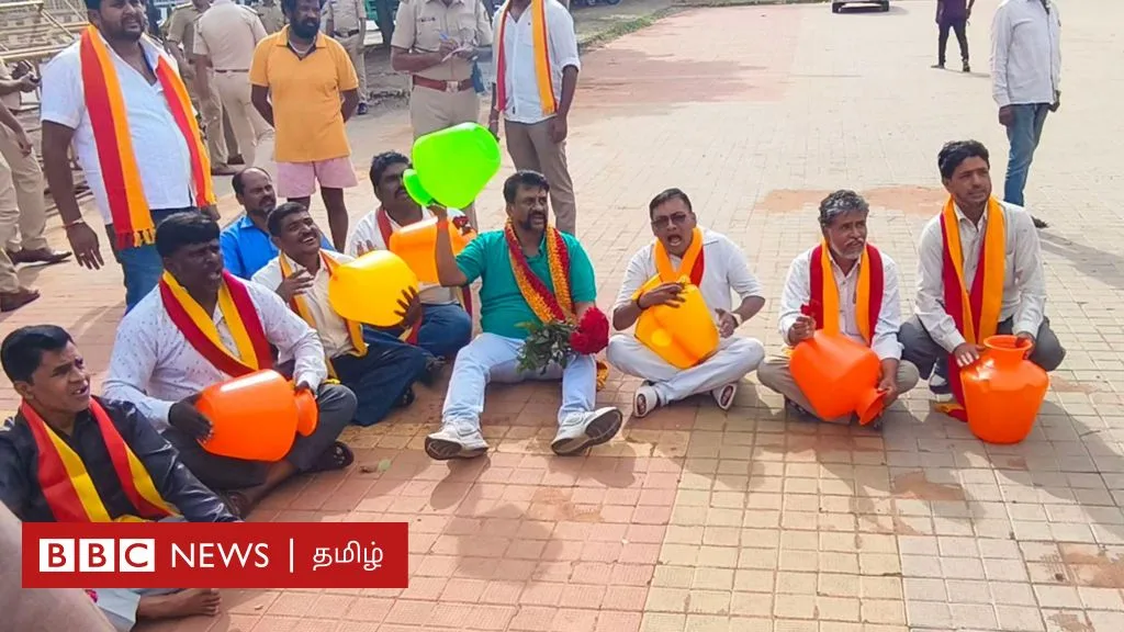 தமிழ்நாட்டிற்கு காவிரியில் நீர் திறக்க எதிர்ப்பு: கர்நாடகாவில் போராட்டம் - பாஜக என்ன சொல்கிறது?