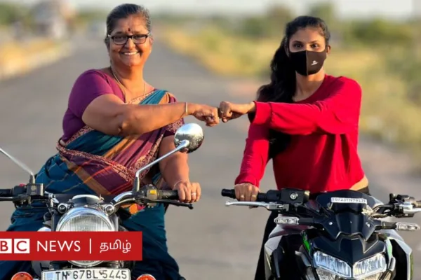 லட்சுமி: ராயல் என்ஃபீல்ட் ஓட்டும் 56 வயது பெண் - 30 ஆண்டு மனத்தடை உடைந்தது எப்படி?