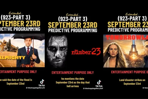 September 23 doomsday conspiracy theory spreads like wildfire (Image via blackapplegallery369/TikTok)