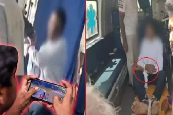 எச்சரிக்கை!! மகனின் கையை கட்டி மருத்துவமனைக்கு அழைத்து சென்ற தாய்; செல்போனால் நேர்ந்த அதிர்ச்சி சம்பவம்..