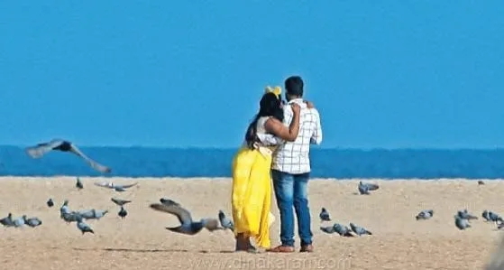 கடற்கரையில் காதலிக்கு நேர்ந்த விபரீதம்; காப்பாற்றாமல் காதலன் செய்த காரியம்..