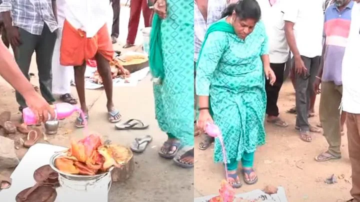 சிக்கன் பிரியர்களே எச்சரிக்கை!! நோய்வாய்ப்பட்டு இறந்த கோழிகளுக்கு, சாயம் பூசி விற்பனை..