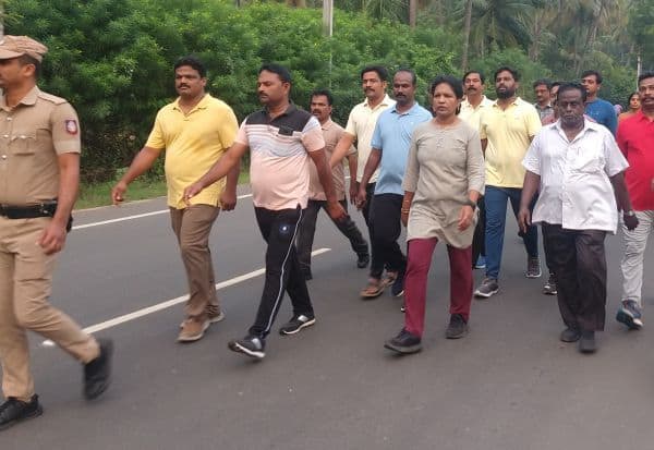Walk Get Well Walk Training: Collector Participation   நடப்போம் நலம் பெறுவோம்  நடை பயிற்சி: கலெக்டர் பங்கேற்பு
