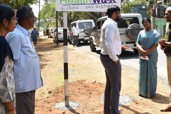Beech Road Pavement Project: Commencement of Rs 5 crore work in Cuddalore  பீச் ரோட்டில் நடைபாதை திட்டம் செயல்படுத்த  நடவடிக்கை