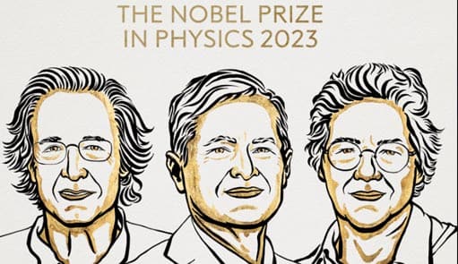 மூன்று பேருக்கு இயற்பியலுக்கான நோபல் பரிசு அறிவிப்பு…