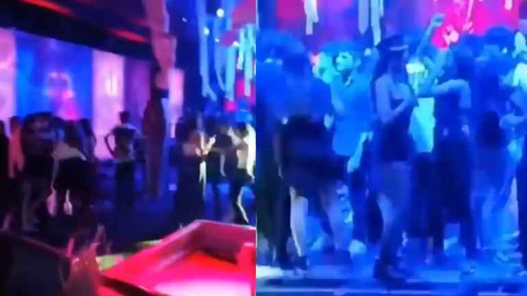 விடிய விடிய போதையில் தள்ளாடிய 250 மாணவ, மாணவிகள்..!! அரைகுறை ஆடையுடன் ஐட்டம் டான்ஸ்..!! அதிர்ந்த போலீஸ்..!!