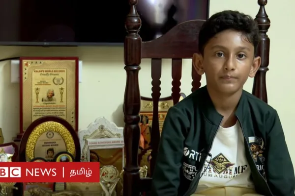 11 வினாடிகளில் உலக சாதனை படைத்த சிறுவன் - அப்படி என்ன செய்தார்?
