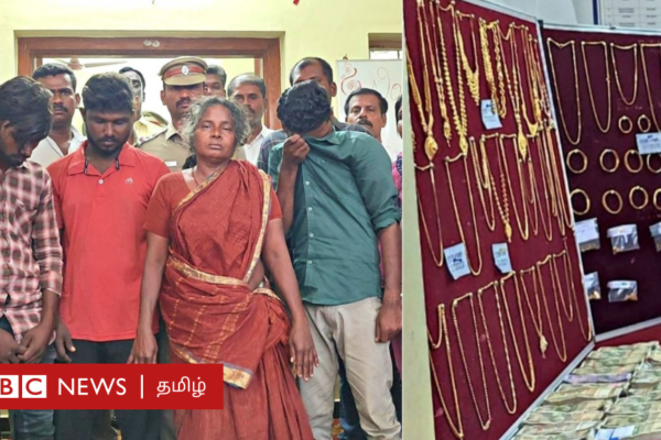 மதுரை புறநகரில் திருடிய தாய், 3 மகன்கள் கைது - வீட்டைச் சுற்றி தோண்டத்தோண்ட தங்க நகைகள்