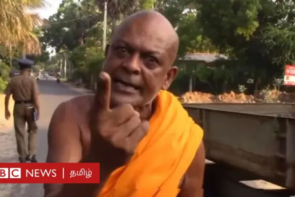 தமிழர்களை ஒட்டுமொத்தமாக கொன்று அழிப்பேன் என்று புத்த பிக்கு பேச்சு - இலங்கையில் கொந்தளிப்பு