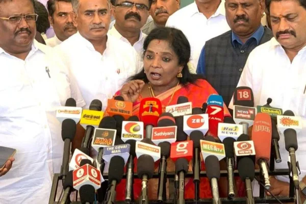 Tamilisai: ‘வன்முறை செய்தால் ஆதரவு கிடைக்கும் என எண்ணம் உள்ளது’ ஆளுநர் மாளிகை குண்டு வீச்சு தொடர்பாக தமிழிசை கருத்து