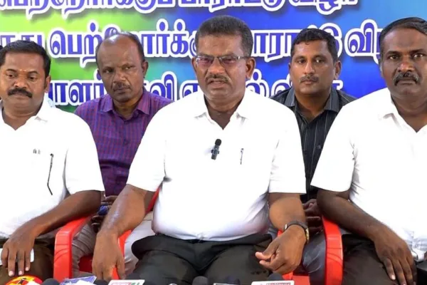 Teachers Protest : போதிய ஆசிரியர்கள் இல்லை.. அரசு கொண்டு வரும் திட்டங்களை எவ்வாறு நிறைவேற்ற முடியும்? - ச.மயில்
