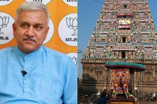 Temple Fund: தமிழக அரசு சட்ட விரோதமாக செயல்படலாமா? - நாராயணன் திருப்பதி தாக்கு!