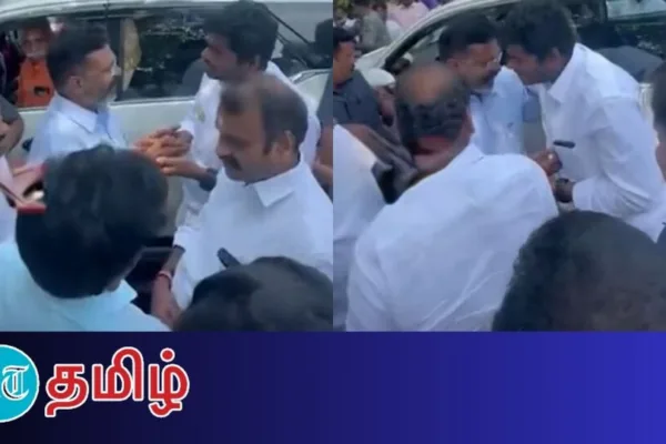 Thiruma Annamalai Meet: 'அண்ணாமலை கையை இறுகப்பற்றிய திருமா!’ திடீர் சந்திப்பில் நடந்தது என்ன?