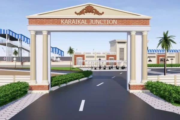 Renovation of Karaikal Railway Station in Amrit Bharat Project! Rs. 5.37 crores, the improvement work started  அம்ரித் பாரத் திட்டத்தில் காரைக்கால் ரயில் நிலையம் சீரமைப்பு! ரூ. 5.37 கோடியில் மேம்படுத்தும் பணிகள் துவங்கியது