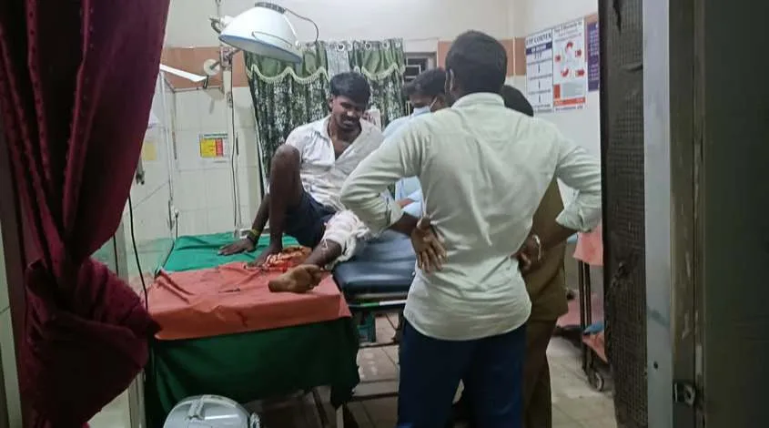 கொலை மிரட்டல்..!! ரவுடியை சுட்டுப்பிடித்த போலீஸ்..!! திருச்சியில் பரபரப்பு சம்பவம்..!!