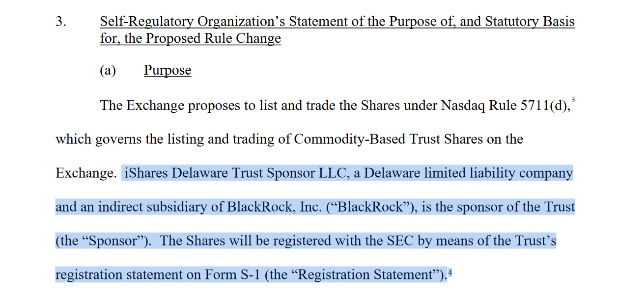 நாஸ்டாக் தாக்கல் செய்த பிறகு BlackRock இன் ஸ்பாட் Ethereum ETF திட்டம் உறுதிப்படுத்தப்பட்டது