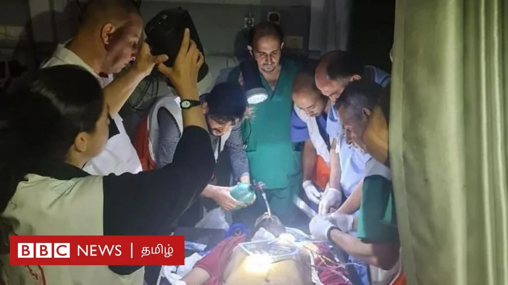 பாலத்தீனம்: இஸ்ரேல் தாக்குதலுக்கு நடுவே ஒரே மருத்துவமனையில் 15 ஆயிரம் பேரின் கதி என்ன?
