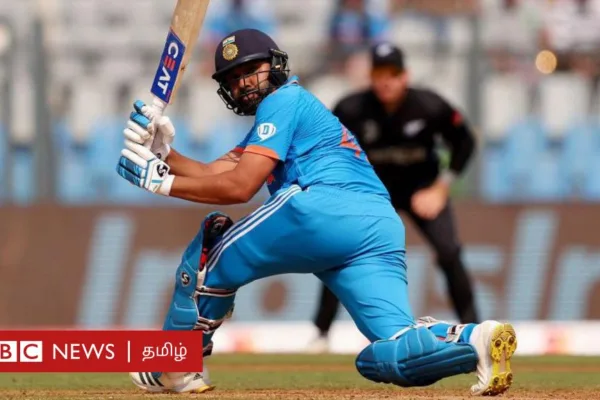 IND vs NZ நியூசிலாந்துக்கு எதிராக இந்தியா அதிரடி தொடக்கம் - கேப்டன் ரோகித் சர்மா புதிய சாதனை