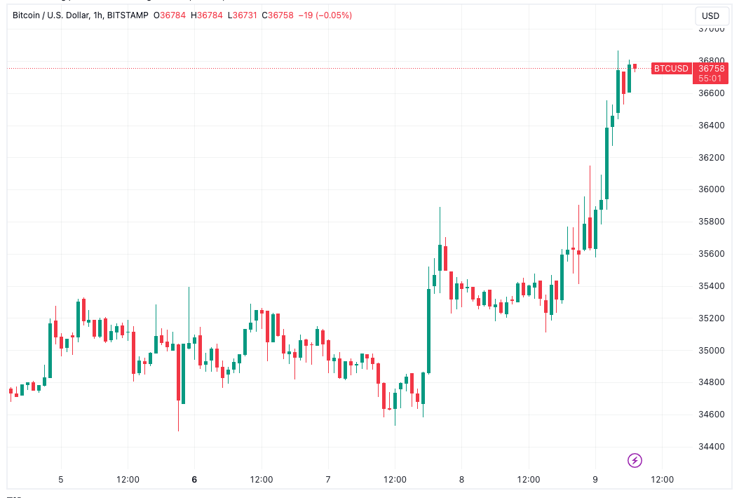 BTC விலை $37Kஐ நெருங்குவதால் Bitcoin ETF உற்சாகம் திரும்புகிறது