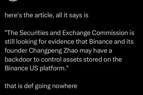 SEC இன்னும் Binance.US இல் சாத்தியமான FTX-பாணி மோசடியைத் தேடுகிறது: அறிக்கை