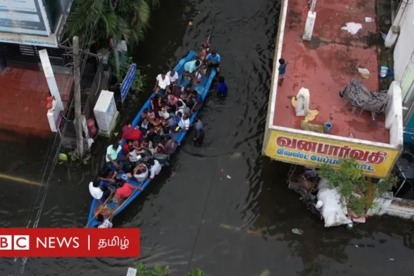 சென்னை வெள்ளம்: தரமணி, வேளச்சேரி, பள்ளிக்கரணை பகுதிகளின் நிலை என்ன? – ட்ரோன் காணொளி