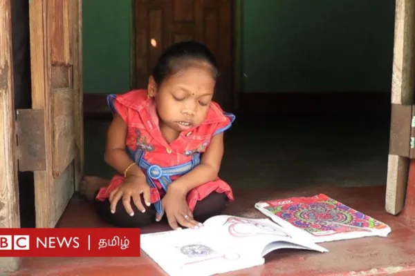 விதுர்ஷா: இந்த மாற்றுத் திறனாளி மாணவி இலங்கை முழுக்க பிரபலம் ஆனது ஏன்?