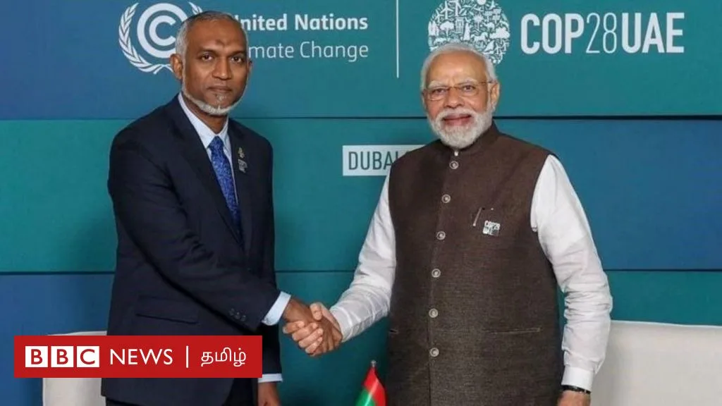 இந்தியாவை வெளியேறச் சொன்ன மாலத்தீவு அதிபர் முய்சுவுடன் பிரதமர் மோதி சந்திப்பு: என்ன பேசினர்?