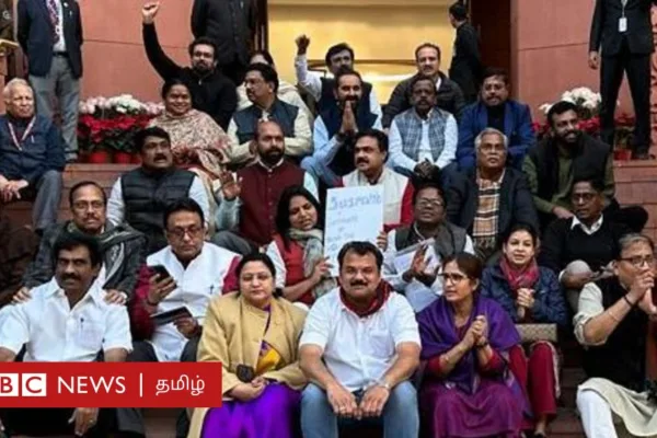 நாடாளுமன்றம்: ஒரே நாளில் 78 எதிர்க்கட்சி எம்.பிக்கள் இடைநீக்கம் - நடந்தது என்ன?