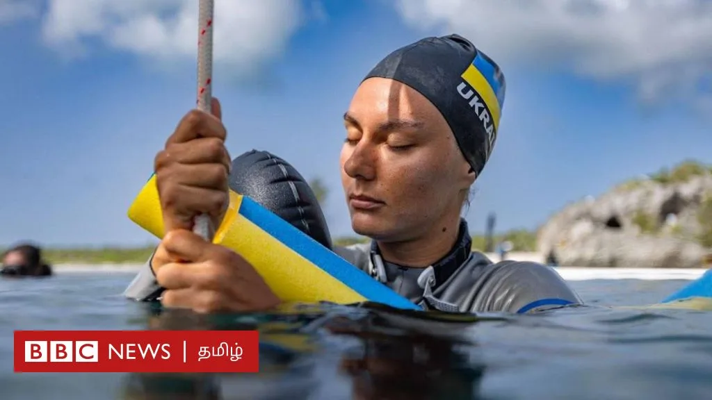 ஆக்ஸிஜன் இன்றி கடலின் 78 மீட்டர் ஆழத்தில் யுக்ரேன் பெண் உலக சாதனை படைத்தது எப்படி?