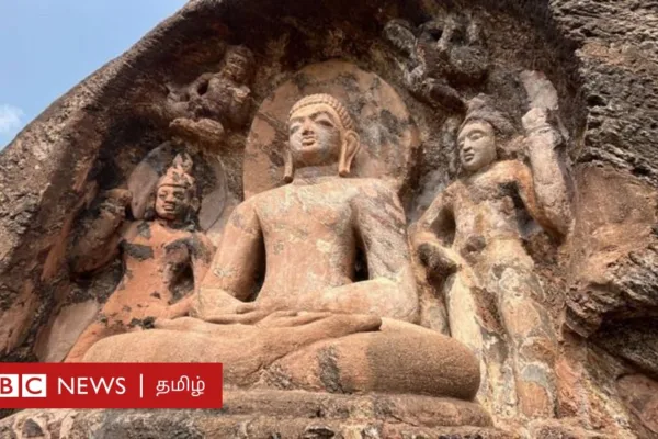 போஜனகொண்டா: ஒரு முழு மலையை குடைந்து ஈரடுக்குகளில் உருவான பௌத்த கோவில் - எங்கே உள்ளது?