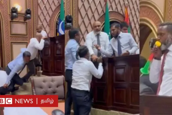 முகமது முய்சுவுக்கு நெருக்கடி: மாலத்தீவு நாடாளுமன்றத்தில் ஆளுங்கட்சி, எதிர்க்கட்சி எம்.பி.க்கள் கைகலப்பு - என்ன காரணம்?