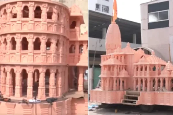 ஹைதராபாத் அருங்காட்சியகம் காரில் பொருத்தப்பட்ட அயோத்தியின் ராமர் கோவில் மாதிரியை வெளியிட்டது |  டிரெண்டிங்