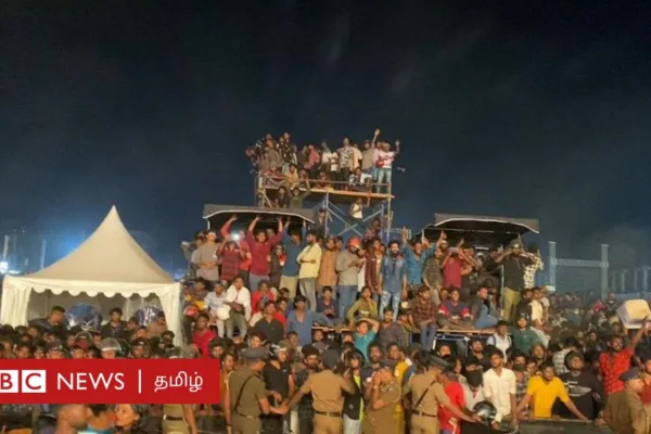 இலங்கை: யாழ்ப்பாணத்தில் தமன்னா, யோகி பாபு பங்கேற்ற இசை நிகழ்ச்சி பாதியில் நிறுத்தம் - என்ன நடந்தது?