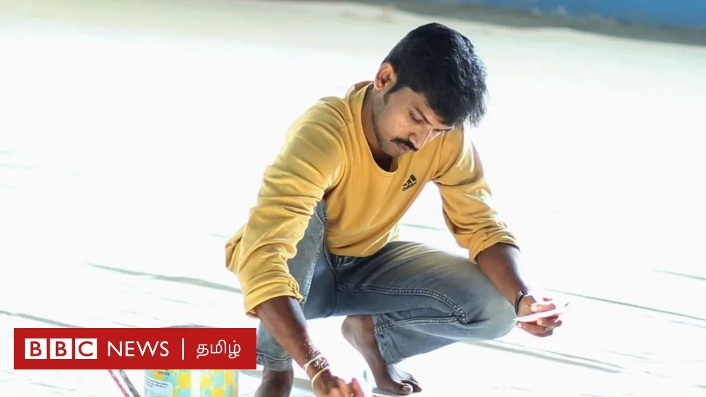 கன்னியாகுமரி: காபி பொடியைப் பயன்படுத்தி ராணி எலிசபெத் ஓவியத்தை பிரம்மாண்டமாக வரைந்து சாதனை